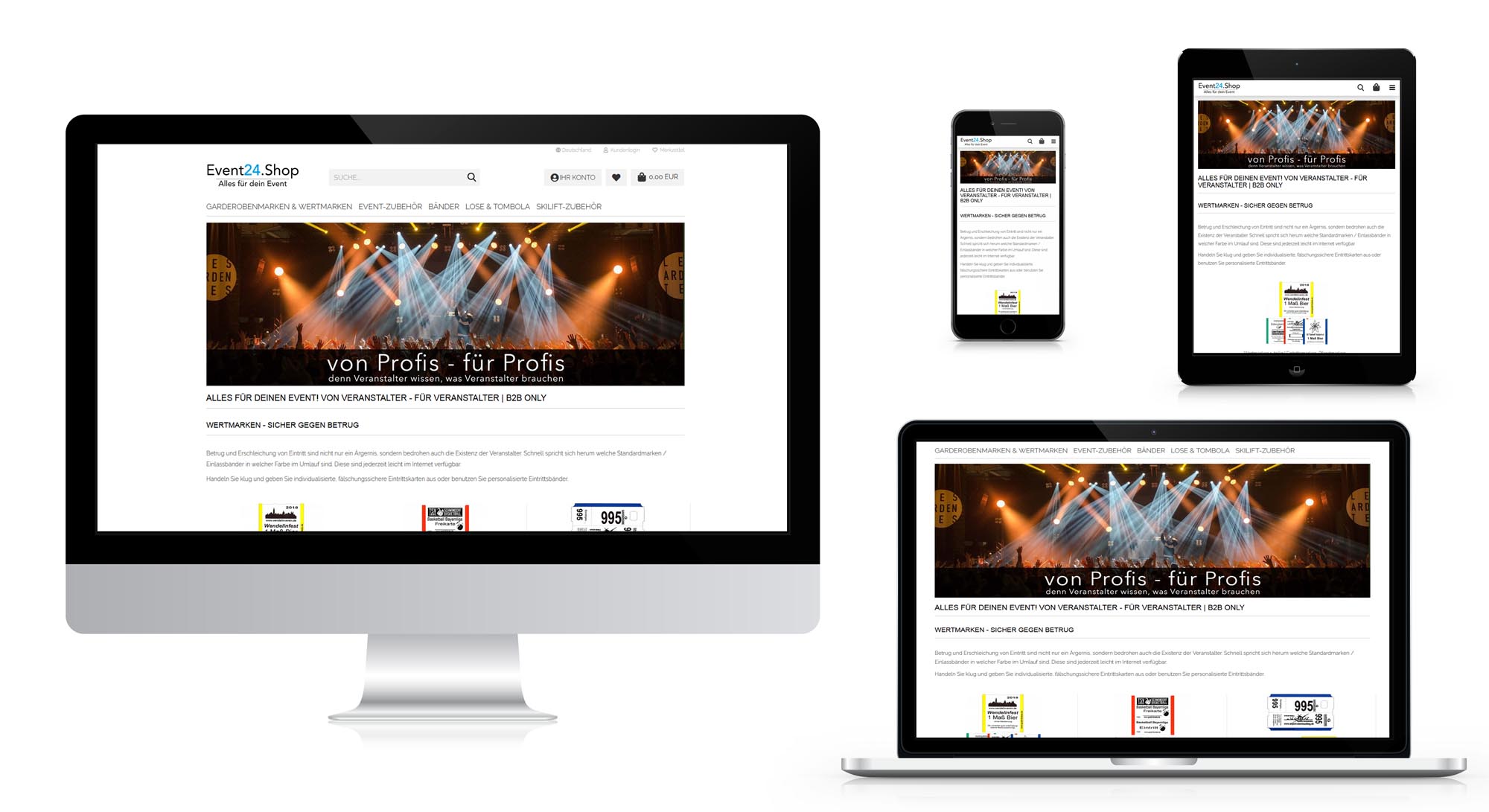 Eventbedarf von Event24.shop